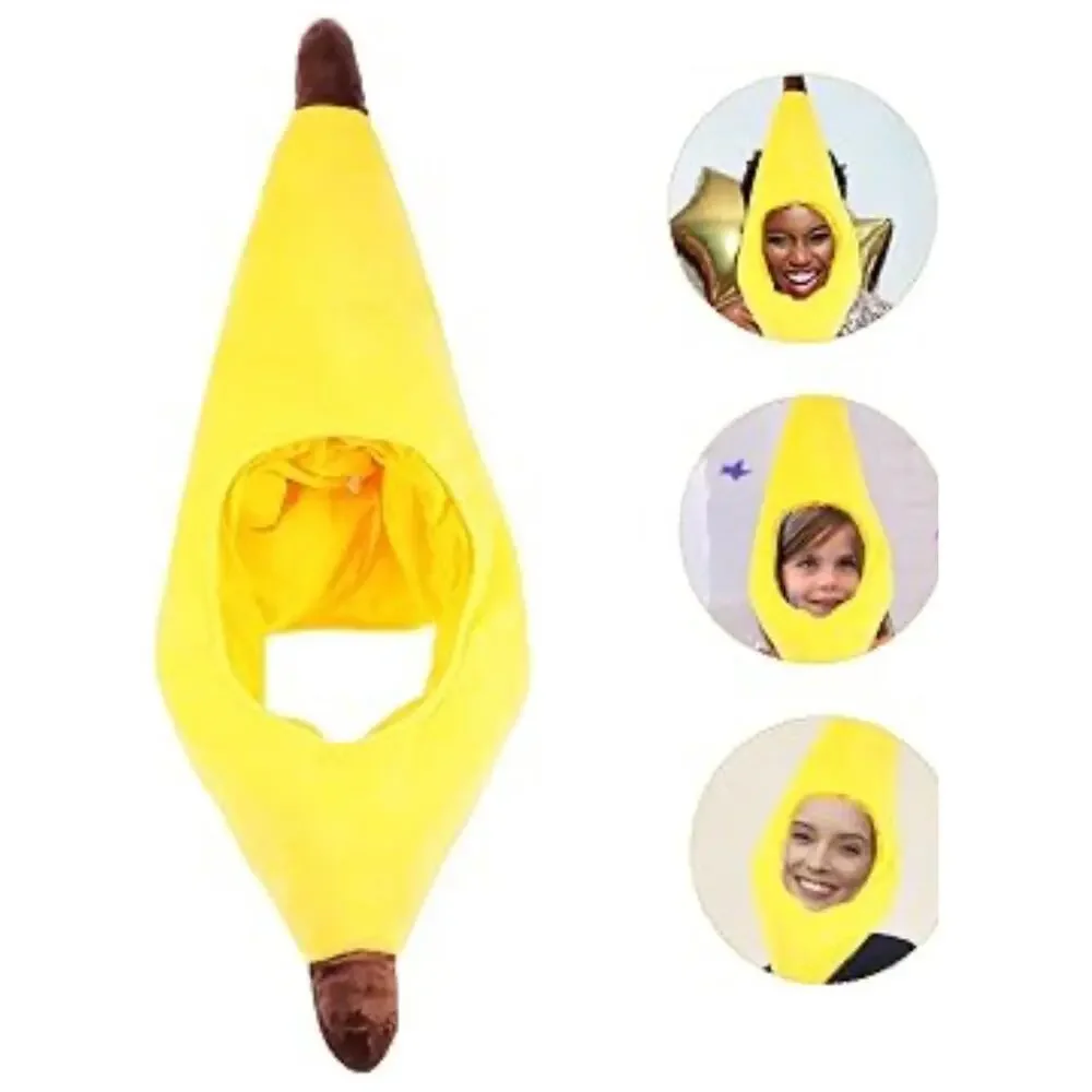 Plush Banana Costume Hat
